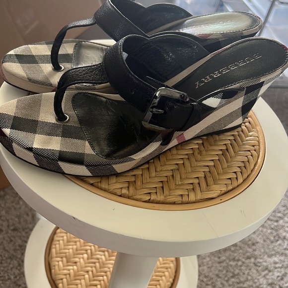 Burberry, wedge sandals in size 40 - Picture 4 of 8